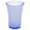 Round Toothbrush Holder Made From Thermoplastic Resins in Blue Finish